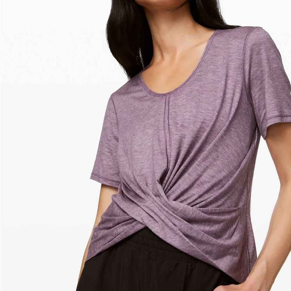 lululemon athletica Do the Daily Purple Short Sleeve Tee - Picture 2 of 8